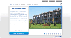 Desktop Screenshot of parkwoodestateapts.com